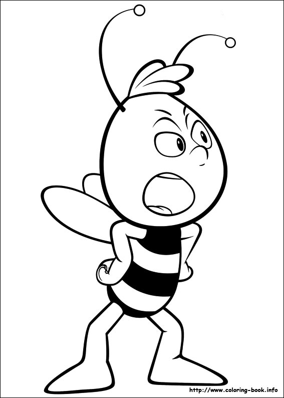 Maya the Bee coloring picture